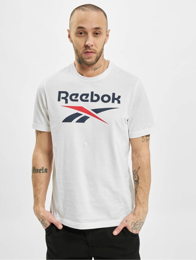 Guardia calificación Incorporar Reebok Ropa superiór / Camiseta Identity Big Logo en blanco 801888