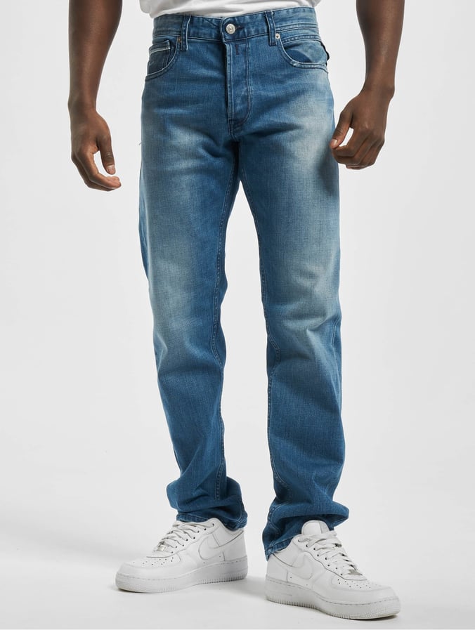 Dunkelblau 36 Replay Straight jeans HERREN Jeans Basisch Rabatt 77 % 