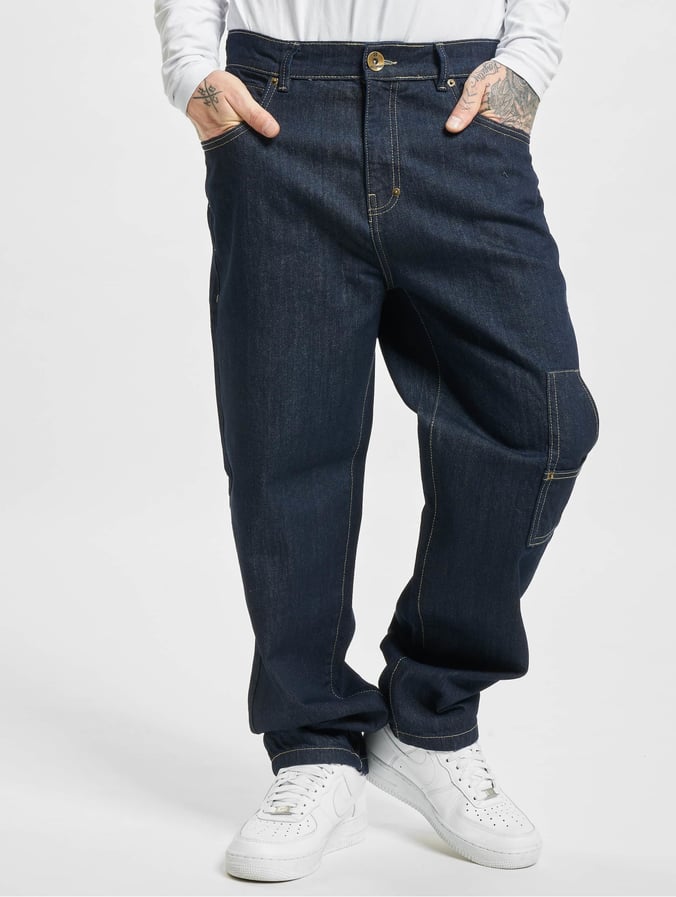 Økonomisk liner Problemer Southpole Jeans / Loose Fit Jeans Script i indigo 822373