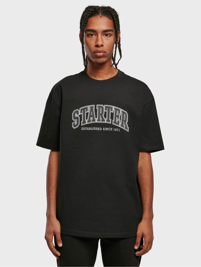 Starter Ropa superiór / Camiseta Black Label College en negro 961424