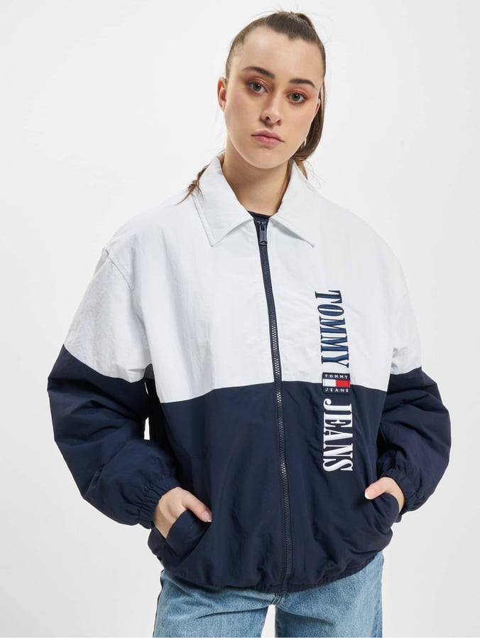 Tommy Jeans Padded Archive Windbreaker Jacket White/Multi