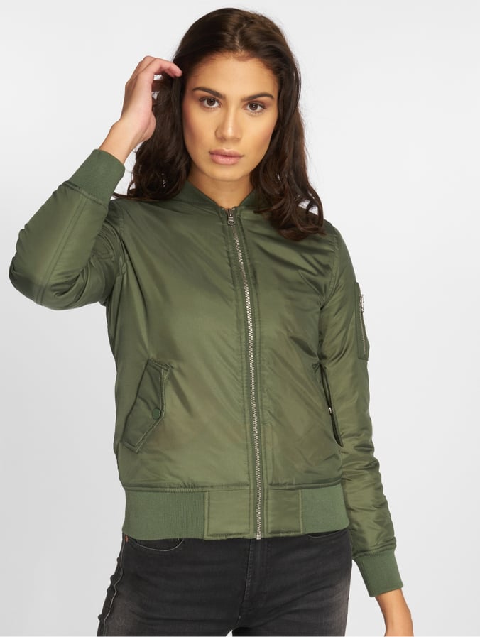 Tick Validering Gooey Urban Classics Jakker / Bomberjakke Basic i oliven 248693