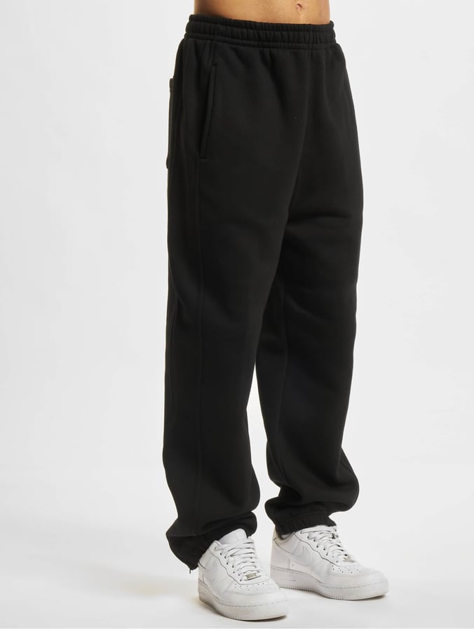 strottenhoofd Ritueel Reproduceren Urban Classics broek / joggingbroek Blank in zwart 33145