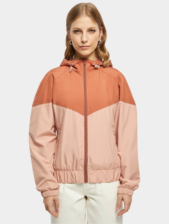 altijd verwennen Maak het zwaar Urban Classics jas / Zomerjas Ladies Arrow in oranje 952125