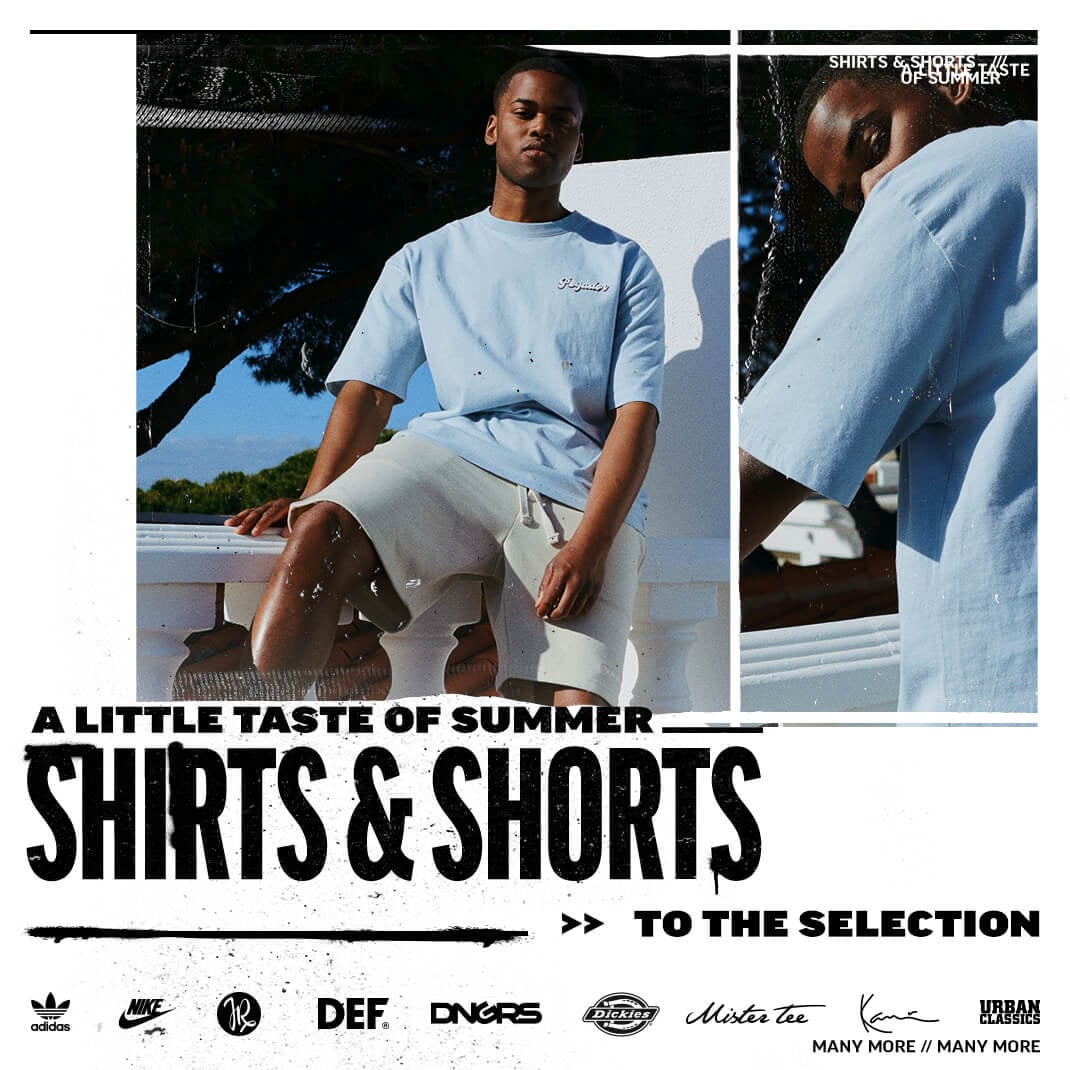 t-shirt & shorts