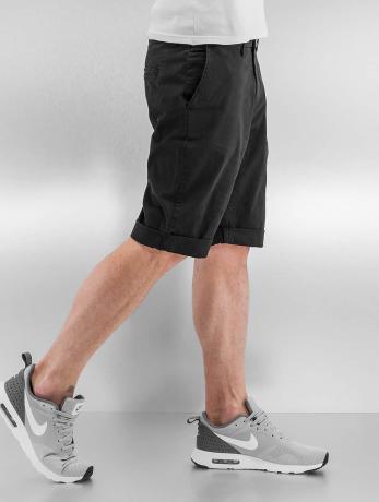 Urban Classics Korte broek -Taille, 32 inch- Stretch Turnup Chino Zwart