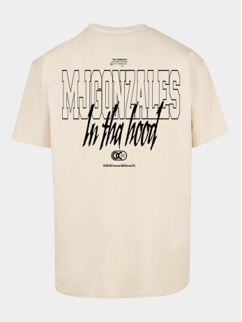 MJ Gonzales / t-shirt In Tha Hood V 2 X Heavy Overszied in beige