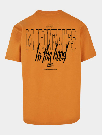 MJ Gonzales / t-shirt In Tha Hood V 2 X Heavy Overszied in oranje