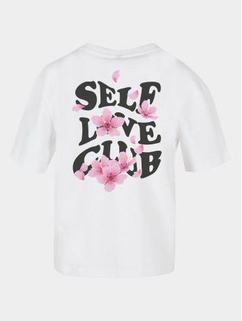 Miss Tee / t-shirt Self Love Club in wit