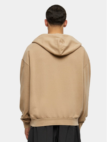 Build Your Brand / Hoody Acid Washed Oversized in beige