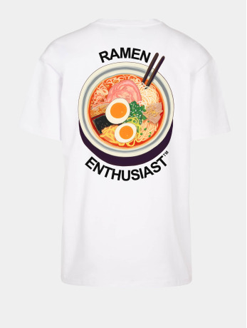 Mister Tee Upscale / t-shirt Upscale Ramen Club Heavy Oversize in wit