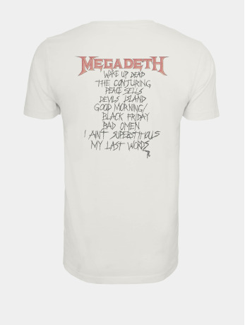 Mister Tee Upscale / t-shirt X Megadeath Heavy Oversize in wit