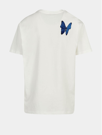 Mister Tee Upscale / t-shirt Le Papillon Oversize in wit