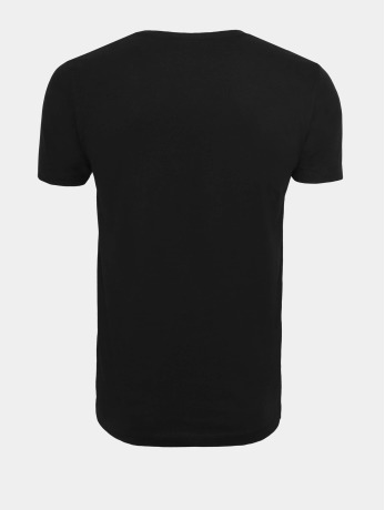 Mister Tee / t-shirt Skull One Line in zwart