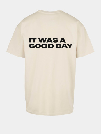 Mister Tee / t-shirt Ice Cube It's A Good Day Oversize in beige