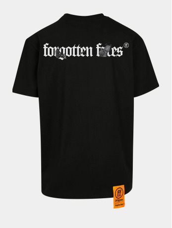 Forgotten Faces / t-shirt Kintsugi Oversized in zwart