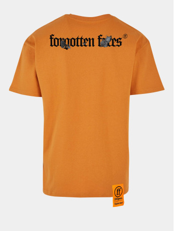 Forgotten Faces / t-shirt Kintsugi Oversized in oranje