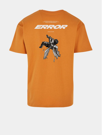 Mister Tee Upscale / t-shirt Error Oversize in oranje