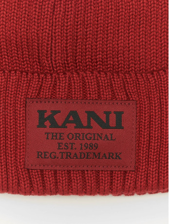Karl Kani / Beanie Woven Retro Classic in rood