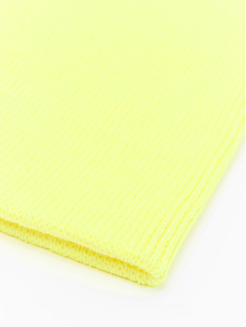 MSTRDS / Beanie Basic Flap Long in geel