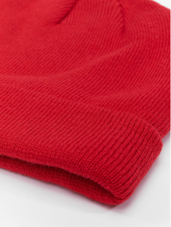 MSTRDS / Beanie Short Cuff Knit in rood