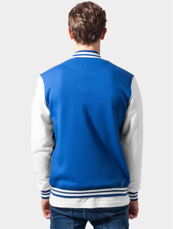 Urban Classics / Baseball jack 2-Tone College Sweatjacket in blauw