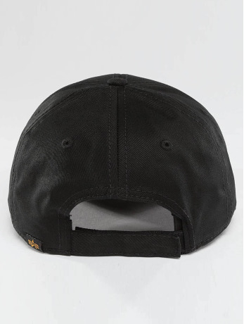 Alpha Industries / snapback cap Velcro in zwart