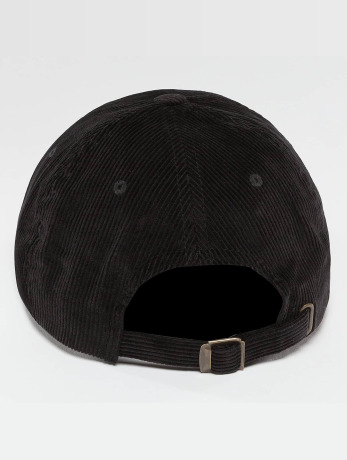 Flexfit / snapback cap Low Profile Corduroy Dad in zwart