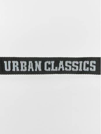 Urban Classics / riem Jaquard in zwart