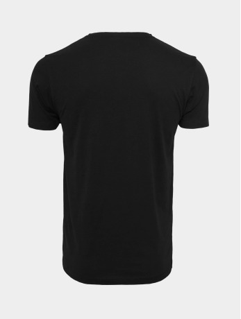 Mister Tee / t-shirt Off Button in zwart