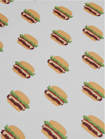 Mister Tee / Overige Burger Allover Desk Pad in wit