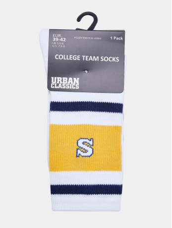 Urban Classics Sokken -43/46- College Team Socks spaceblue/californiayellow/wht Wit/Multicolours