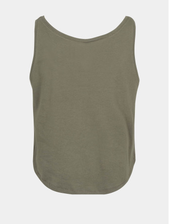 Mister Tee Mouwloze top -L- Ladies Waiting For Friday Box Tank olive Olijfgroen