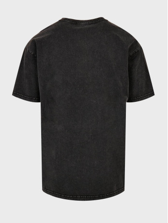 MJ Gonzales / t-shirt Higher Than Heaven V.5 Acid Washed Heavy Oversize in zwart