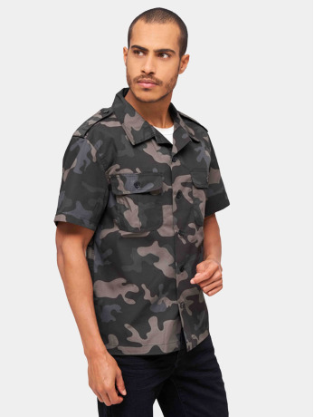 Brandit Männer Hemd US Ripstop Shortsleeve in camouflage