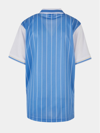 Karl Kani / overhemd Varsity Block Pinstripe Baseball in blauw