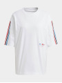 adidas Originals / t-shirt Adicolor Tricolor Oversize in wit