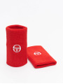 Sergio Tacchini / Overige Tennis Wristband 2 Pack in rood