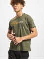 Alpha Industries / t-shirt Label in olijfgroen
