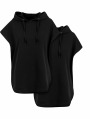 Build Your Brand / Hoody Ladies Sleeveless 2-Pack in zwart