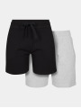 Build Your Brand / shorts Ladies Terry 2-Pack in zwart