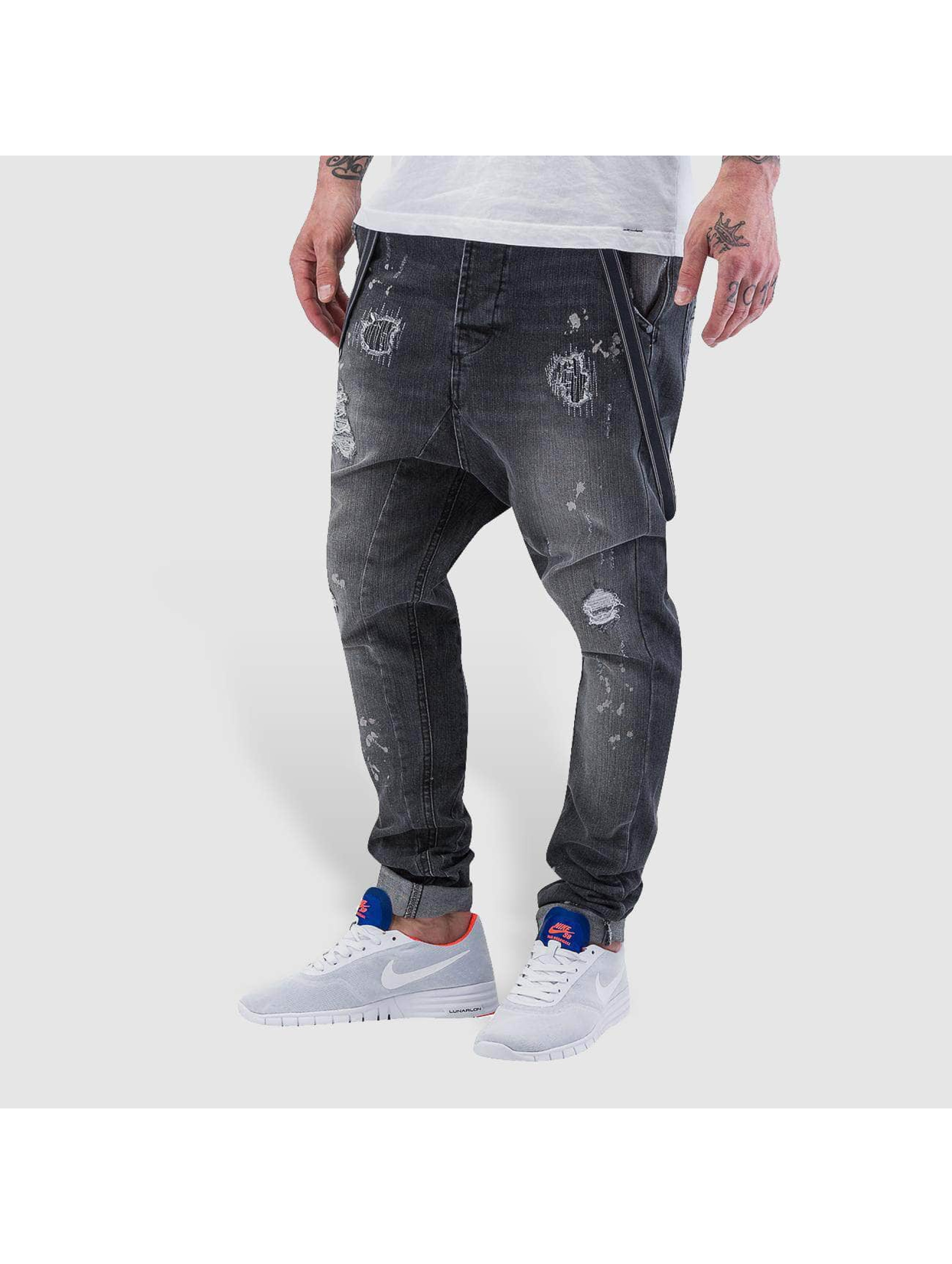 VSCT Clubwear Jean / Antifit Brad Slim Supenders en gris