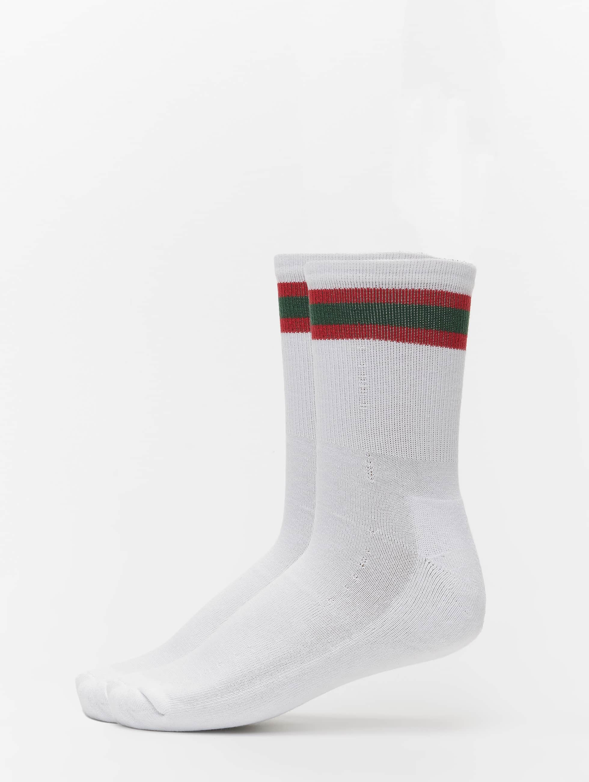 Bild von Urban Classics Männer,Frauen Socken 2-Pack Stripy Sport in weiß