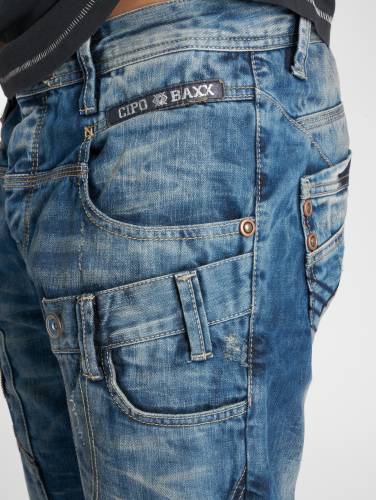 Cipo & Baxx / Straight fit jeans Alpha in blauw