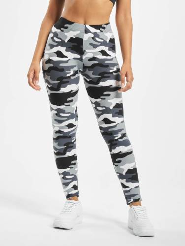 Urban Classics Legging -L- Snow Camo Grijs/Wit