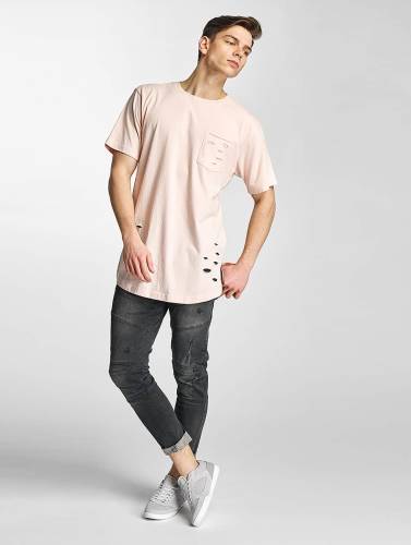 Urban Classics / t-shirt Ripped in rose
