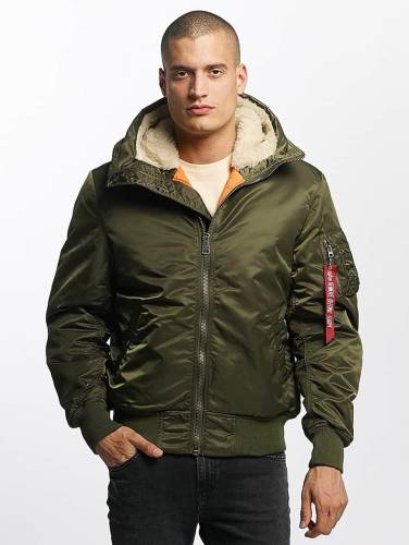 Alpha Industries / Bomberjack MA-1 Hooded in groen