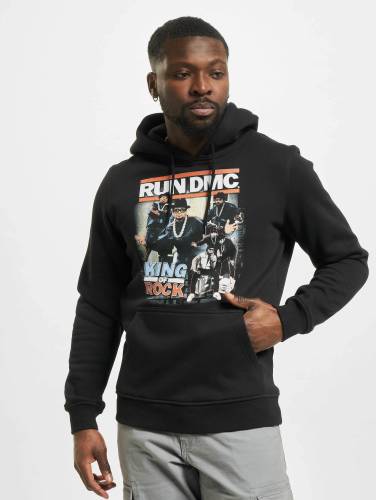 Mister Tee / Hoody Run DMC King of Rock in zwart