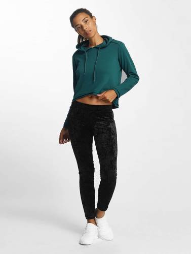 Urban Classics / Hoody Ladies Cropped Terry in turquois