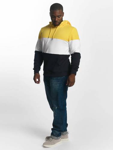 Urban Classics / Hoody 3 Tone in geel